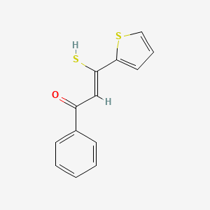 (Z)-1-phenyl-3-sulfanyl-3-thiophen-2-ylprop-2-en-1-one