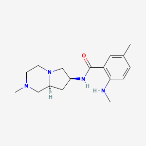 5-methyl-2-(methylamino)-N-[(7S,8aS)-2-methyloctahydropyrrolo[1,2-a]pyrazin-7-yl]benzamide