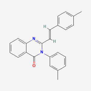 3-(3-methylphenyl)-2-[2-(4-methylphenyl)vinyl]-4(3H)-quinazolinone