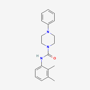 molecular formula C19H23N3O B5466624 N-(2,3-dimethylphenyl)-4-phenylpiperazine-1-carboxamide 