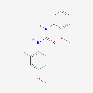 molecular formula C17H20N2O3 B5466693 N-(2-ethoxyphenyl)-N'-(4-methoxy-2-methylphenyl)urea 