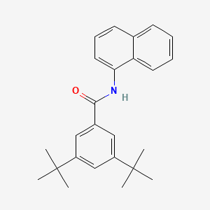 molecular formula C25H29NO B5466704 3,5-di-tert-butyl-N-1-naphthylbenzamide CAS No. 313493-42-4