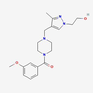 2-(4-{[4-(3-methoxybenzoyl)-1-piperazinyl]methyl}-3-methyl-1H-pyrazol-1-yl)ethanol