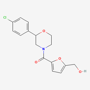 (5-{[2-(4-chlorophenyl)morpholin-4-yl]carbonyl}-2-furyl)methanol