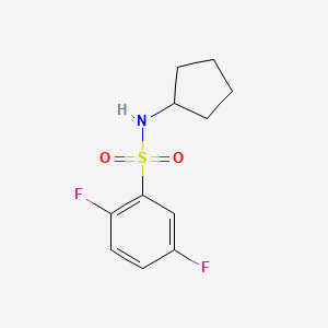 N-cyclopentyl-2,5-difluorobenzenesulfonamide