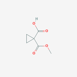B054670 1-(Methoxycarbonyl)cyclopropanecarboxylic acid CAS No. 113020-21-6