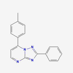 7-(4-methylphenyl)-2-phenyl[1,2,4]triazolo[1,5-a]pyrimidine