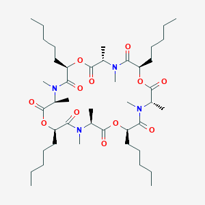 molecular formula C44H76N4O12 B546710 毒力素 