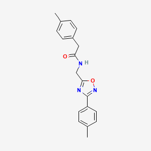 2-(4-methylphenyl)-N-{[3-(4-methylphenyl)-1,2,4-oxadiazol-5-yl]methyl}acetamide