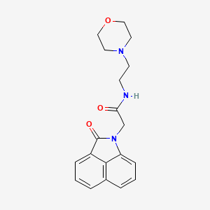 N-[2-(4-morpholinyl)ethyl]-2-(2-oxobenzo[cd]indol-1(2H)-yl)acetamide