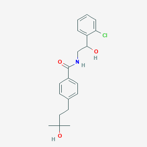 N-[2-(2-chlorophenyl)-2-hydroxyethyl]-4-(3-hydroxy-3-methylbutyl)benzamide