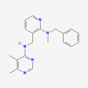 N-({2-[benzyl(methyl)amino]pyridin-3-yl}methyl)-5,6-dimethylpyrimidin-4-amine