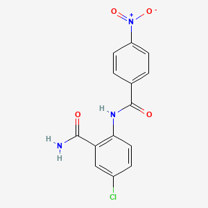 5-chloro-2-[(4-nitrobenzoyl)amino]benzamide