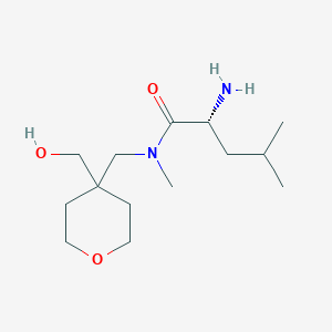 N~1~-{[4-(hydroxymethyl)tetrahydro-2H-pyran-4-yl]methyl}-N~1~-methyl-D-leucinamide