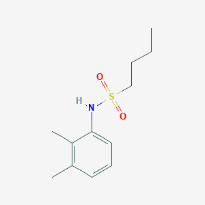 molecular formula C12H19NO2S B5467684 N-(2,3-dimethylphenyl)butane-1-sulfonamide 