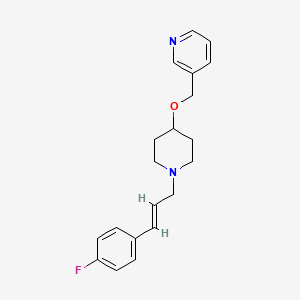 3-[({1-[(2E)-3-(4-fluorophenyl)-2-propen-1-yl]-4-piperidinyl}oxy)methyl]pyridine