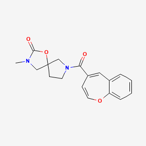 7-(1-benzoxepin-4-ylcarbonyl)-3-methyl-1-oxa-3,7-diazaspiro[4.4]nonan-2-one