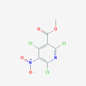 molecular formula C7H3Cl3N2O4 B5467812 Methyl 2,4,6-trichloro-5-nitropyridine-3-carboxylate 