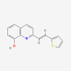 molecular formula C15H11NOS B5467834 2-[2-(2-thienyl)vinyl]-8-quinolinol CAS No. 694443-82-8