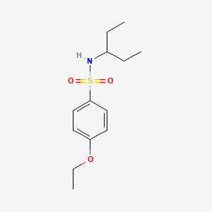 4-ethoxy-N-(1-ethylpropyl)benzenesulfonamide