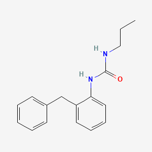 molecular formula C17H20N2O B5468102 1-(2-Benzylphenyl)-3-propylurea 