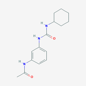 N-{3-[(cyclohexylcarbamoyl)amino]phenyl}acetamide