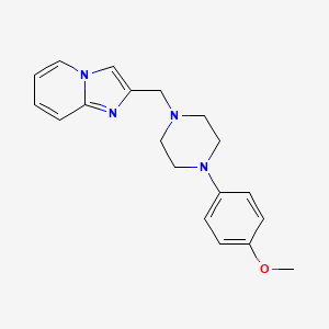 1-({IMIDAZO[1,2-A]PYRIDIN-2-YL}METHYL)-4-(4-METHOXYPHENYL)PIPERAZINE