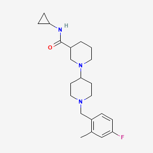 N-cyclopropyl-1'-(4-fluoro-2-methylbenzyl)-1,4'-bipiperidine-3-carboxamide