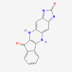 1,3-dihydroimidazo[4,5-g]indeno[1,2-b]quinoxaline-2,10-dione