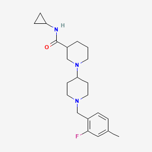 N-cyclopropyl-1'-(2-fluoro-4-methylbenzyl)-1,4'-bipiperidine-3-carboxamide