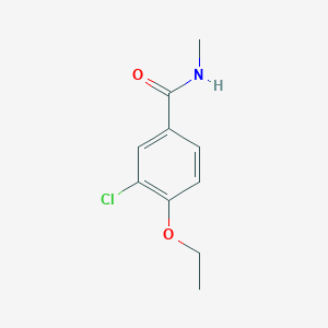 molecular formula C10H12ClNO2 B5468603 3-chloro-4-ethoxy-N-methylbenzamide 