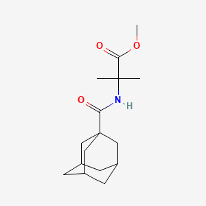 methyl N-(1-adamantylcarbonyl)-2-methylalaninate