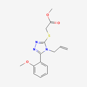 methyl {[4-allyl-5-(2-methoxyphenyl)-4H-1,2,4-triazol-3-yl]thio}acetate