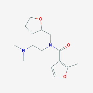 N-[2-(dimethylamino)ethyl]-2-methyl-N-(tetrahydrofuran-2-ylmethyl)-3-furamide