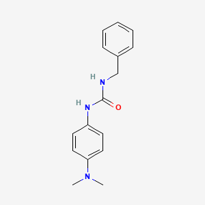 molecular formula C16H19N3O B5468938 N-benzyl-N'-[4-(dimethylamino)phenyl]urea 