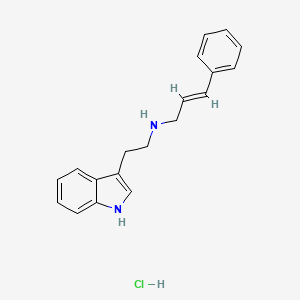 N-[2-(1H-indol-3-yl)ethyl]-3-phenyl-2-propen-1-amine hydrochloride