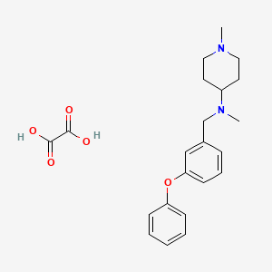 N,1-dimethyl-N-(3-phenoxybenzyl)-4-piperidinamine oxalate