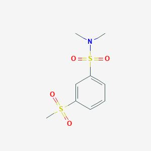 N,N-dimethyl-3-methylsulfonylbenzenesulfonamide