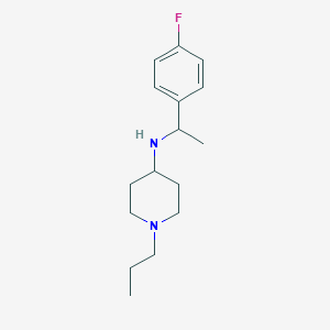 N-[1-(4-fluorophenyl)ethyl]-1-propylpiperidin-4-amine