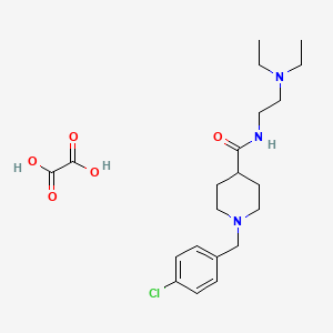 1-(4-chlorobenzyl)-N-[2-(diethylamino)ethyl]-4-piperidinecarboxamide oxalate