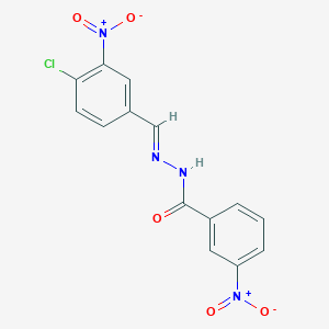 N'-(4-chloro-3-nitrobenzylidene)-3-nitrobenzohydrazide