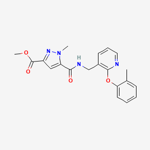 methyl 1-methyl-5-[({[2-(2-methylphenoxy)pyridin-3-yl]methyl}amino)carbonyl]-1H-pyrazole-3-carboxylate