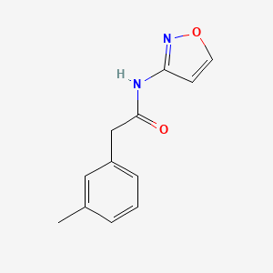 molecular formula C12H12N2O2 B5469312 2-(3-methylphenyl)-N-(1,2-oxazol-3-yl)acetamide 