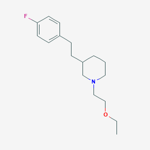 1-(2-ethoxyethyl)-3-[2-(4-fluorophenyl)ethyl]piperidine