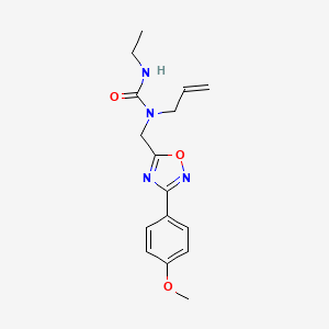 3-ETHYL-1-{[3-(4-METHOXYPHENYL)-1,2,4-OXADIAZOL-5-YL]METHYL}-1-(PROP-2-EN-1-YL)UREA