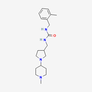 N-(2-methylbenzyl)-N'-{[1-(1-methylpiperidin-4-yl)pyrrolidin-3-yl]methyl}urea