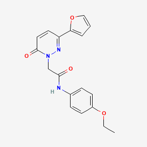 N-(4-ETHOXYPHENYL)-2-[3-(FURAN-2-YL)-6-OXO-1,6-DIHYDROPYRIDAZIN-1-YL]ACETAMIDE