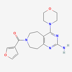 7-(3-furoyl)-4-morpholin-4-yl-6,7,8,9-tetrahydro-5H-pyrimido[4,5-d]azepin-2-amine