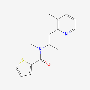 N-methyl-N-[1-methyl-2-(3-methylpyridin-2-yl)ethyl]thiophene-2-carboxamide