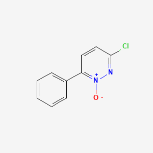 molecular formula C10H7ClN2O B5469703 3-chloro-6-phenylpyridazine 1-oxide 